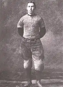 Harvard halfback John Corbett later became known as Wyoming's "Grand Old Man of Athletics."