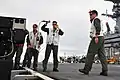 Landing signal officer on USS Carl Vinson