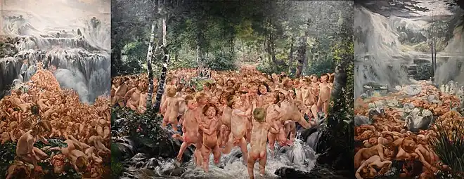 The Stream (Le Ruisseau)  - Triptysh - 1890-1899