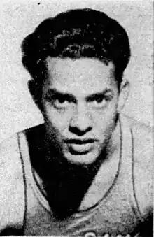 Closeup of Leroy Chollet in a Canisius uniform