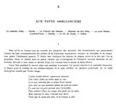Scan of the first page of a chapter of the second volume of "A family of Fourierist republicans, the Milliets". Dedicated to Alix Payen, it is entitled "Alix Payen ambulancière". Its subtitles are: "The cemetery of Issy. - Vanves. - The Convent of the Birds. - Abandonment of the fort of Issy. - The Bineau Gate. - Levallois-Perret. - Neuilly. - The end of the drama. - Letters."