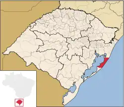 Location within Rio Grande do Sul