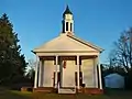 The C.M.E. Church in Lowndesboro was built in 1833. The church is now a public facility and no longer holds services. It houses the cupola from Alabama's original state capitol at Old Cahawba.