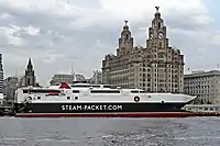 Manannan at her usual berth in Port of Liverpool