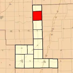 Location in Ford County