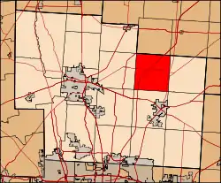Location of Kingston Township in Delaware County