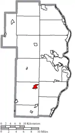 Location of Smithfield in Jefferson County