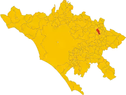Saracinesco within Lazio