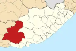Location of the municipality within the Eastern Cape