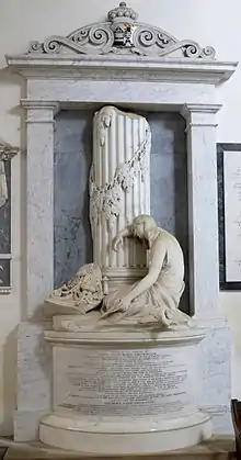 Memorial to Brownlow Cust, 1st Baron Brownlow by Richard Westmacott