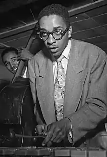 Jackson in New York, with bassist Ray Brown, c. 1947