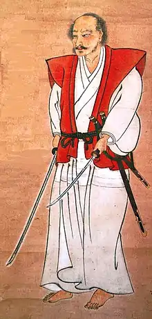 Miyamoto Musashi, Samurai, writer and artist, c. 1640.