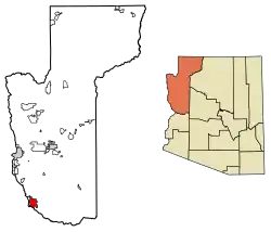 Location in Mohave County, Arizona