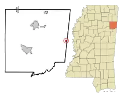 Location of Gattman, Mississippi