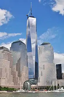 The One World Trade Center in New York City by David Childs of SOM (2014)