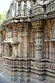 Outerwall decorative relief in the Siddheshvara temple at Haveri