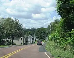 Pennsylvania Route 940 in East Side, July 2023