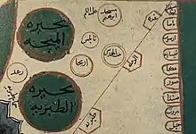A detailed map of Palestine from the 10th century