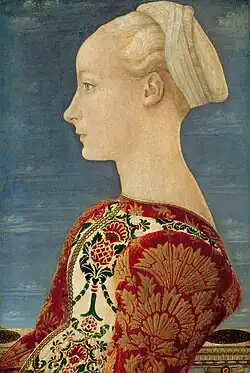 Domenico Veneziano, Portrait of a Lady.