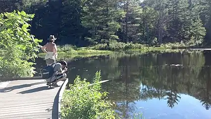 Accessible trail at Pike's Pond