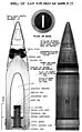 Mk II SAP (semi armour-piercing) shell