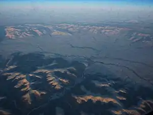 Bendeleben Mountains (in the background) seen from the south