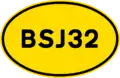 Local authority route code shield