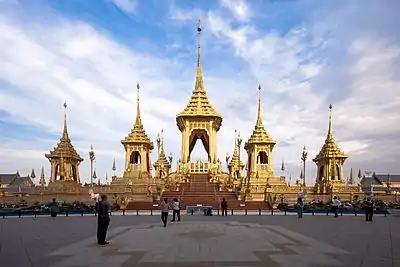 Royal crematorium of King Bhumibol Adulyadej