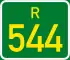 Regional route R544 shield