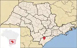 Location in São Paulo state