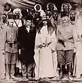 Fahreddin Pasha with Saud bin Abdulaziz of the Emirate of Jabal Shammar