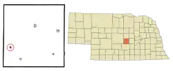Location of Litchfield, Nebraska