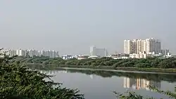 Rajiv Gandhi Salai also known as IT Corridor passing through Sholinganallur is a fast growing tech hub