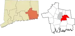Preston's location within the Southeastern Connecticut Planning Region and the state of Connecticut
