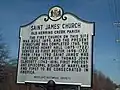 St. James' Parish Historic Marker, March 2010