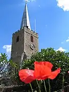 The west tower - dating from the 14th century