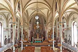 View up the nave toward the chancel
