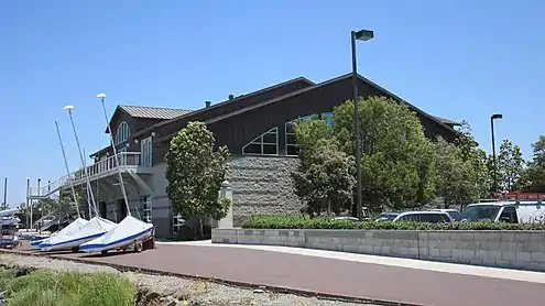 Side view with boats
