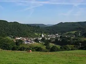 A view at the Eifel near Nürburg