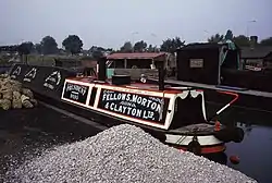 1909-built Fellows Morton & Clayton steam narrowboat President, preserved in working order and based at the museum