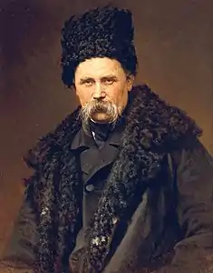 Ivan Kramskoi, Portrait of Taras Shevchenko (1871), Tretyakov Gallery, Moscow