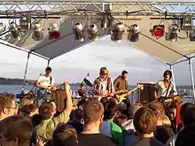 The Classic Crime playing at the Party At The Pier in Silverdale, Washington.