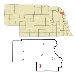 Location of Rosalie, Nebraska