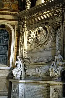 Funeral monument of Giovanni da Castro by Francesco da Sangallo