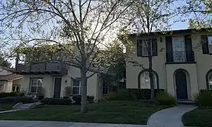 Traditional Californian Spanish style homes in Evergreen