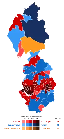 Image 14General election results in 2017 (from North West England)