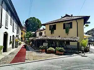 Ancient public laundry in Porta Genova district