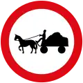 20f)&nbsp;— No entry for animal-drawn vehicles