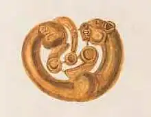 Object of the Siberian Collection of Peter the Great, sent by M. P. Gagarin, governor of Siberia in Tobolsk, in 1716. Dated to the 7th century BCE. State Hermitage Museum, Si 1727 1-88.