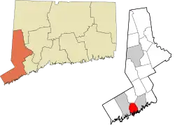 Darien's location within the Western Connecticut Planning Region and the state of Connecticut